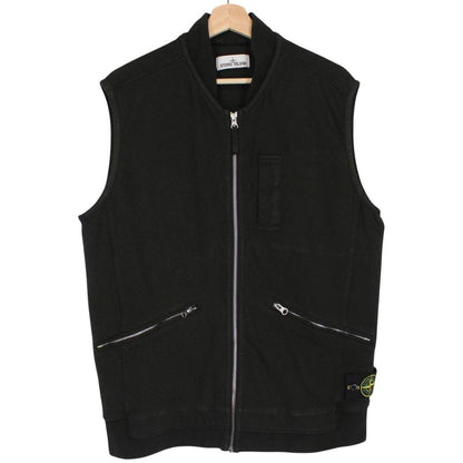 Stone Island AW 2017 Black Cotton Vest Jacket