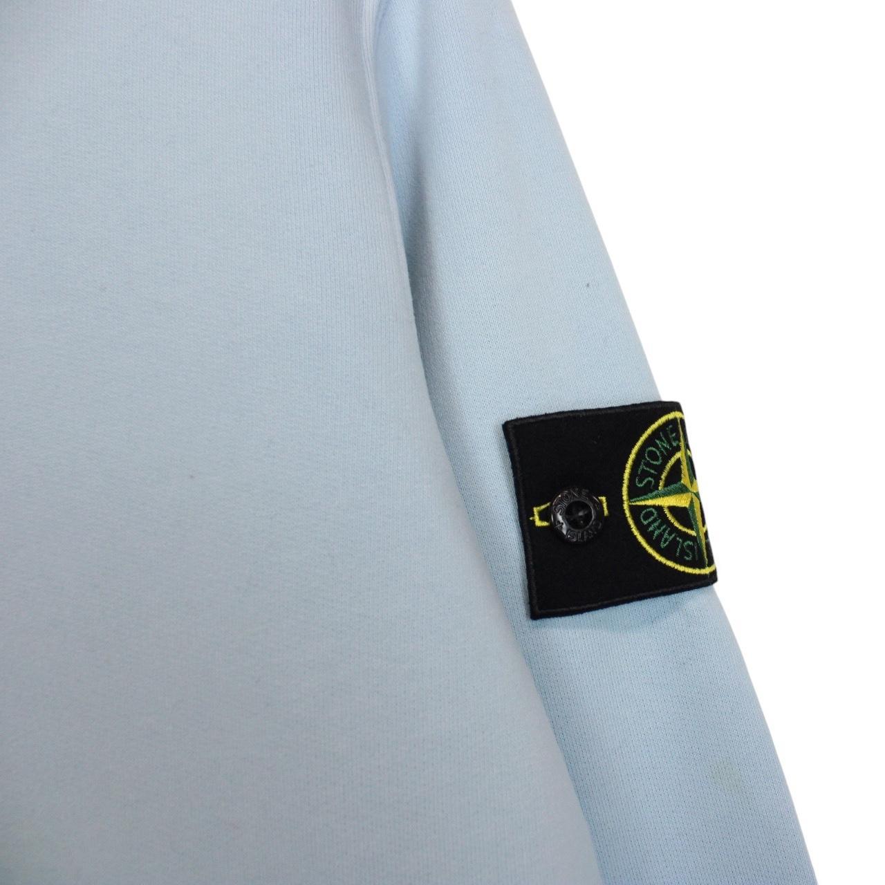 Stone Island AW 2023 Blue Cotton Sweatshirt Jumper