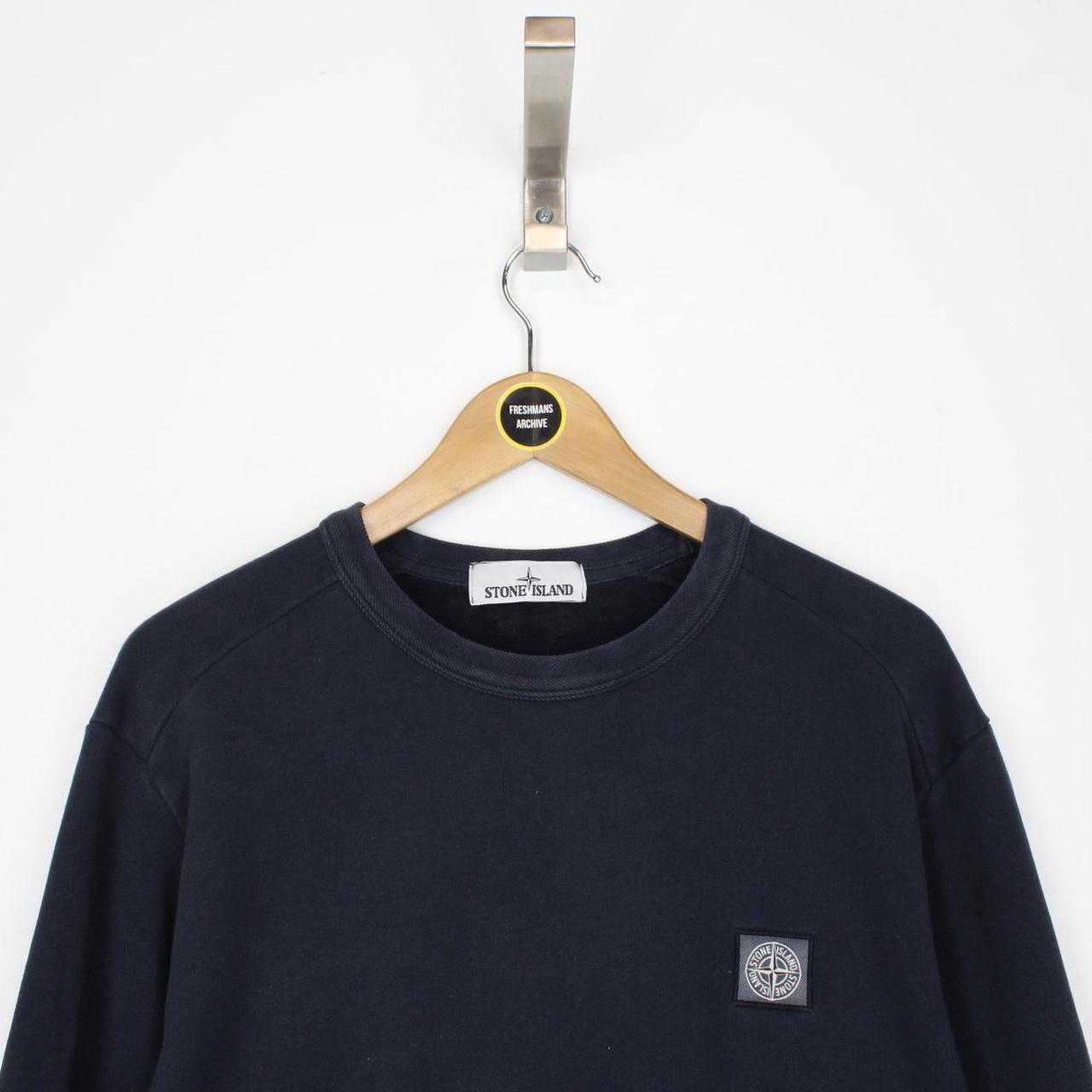 Stone Island AW 2014 Navy Blue Compass Cotton Sweatshirt Jumper