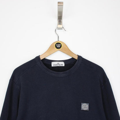 Stone Island AW 2014 Navy Blue Compass Cotton Sweatshirt Jumper