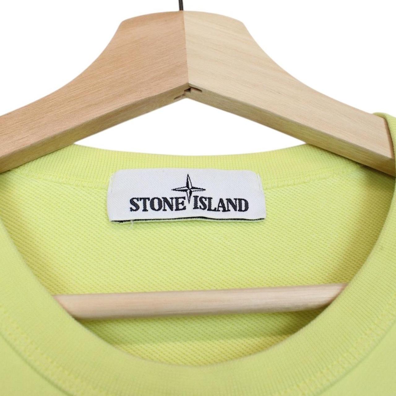 Stone Island SS 2019 Yellow Cotton Sweatshirt Jumper