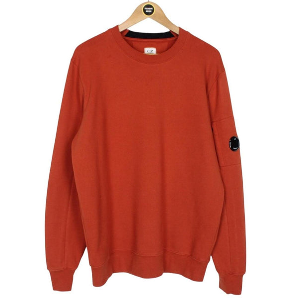 CP Company Burnt Orange Goggle Sweatshirt Jumper