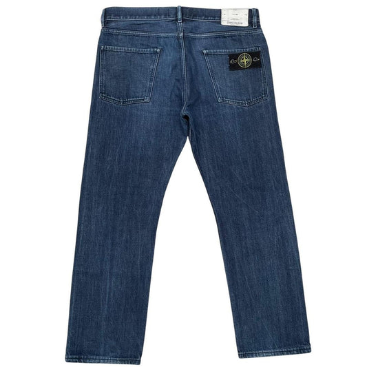 Stone Island Navy Blue RE Fit Denim Jeans
