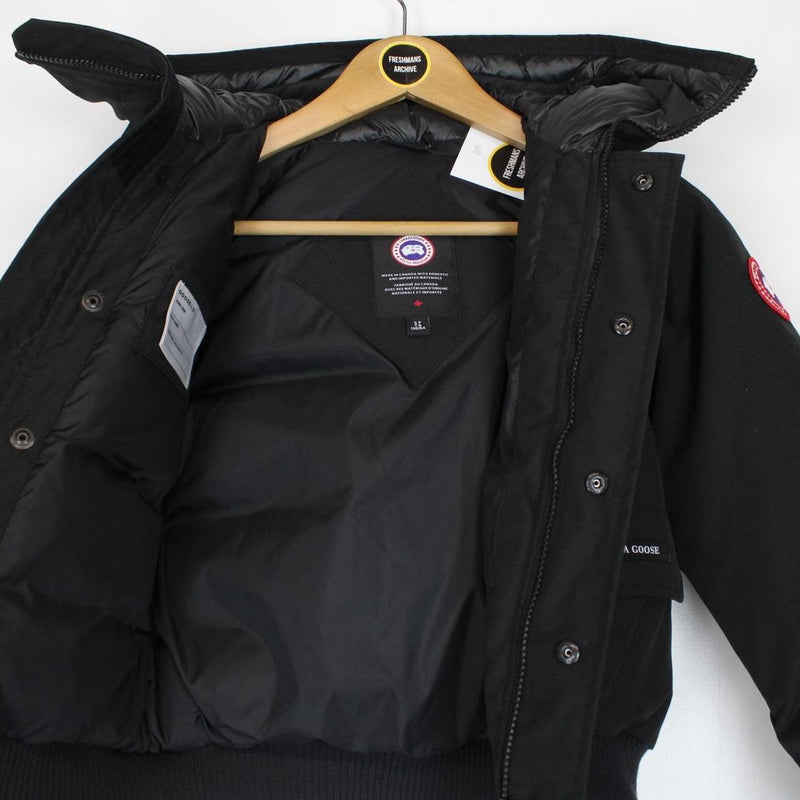 Canada Goose Black Chilliwack Bomber Down Jacket