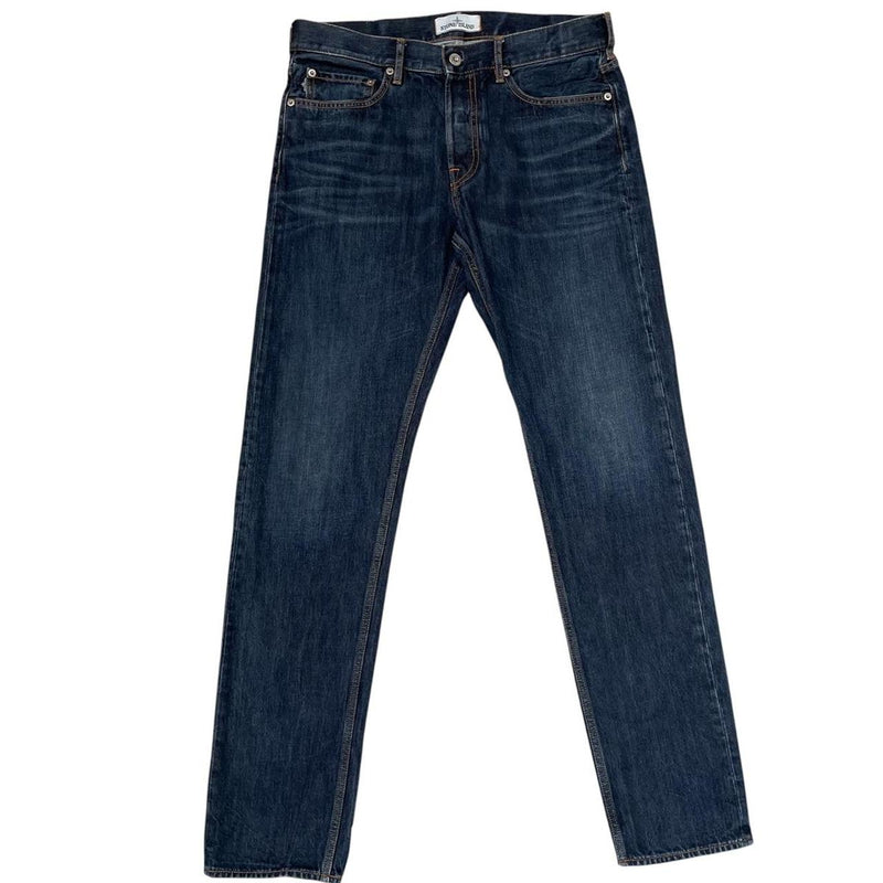 Stone Island AW 2014 Navy Blue RE-T Fit Denim Jeans