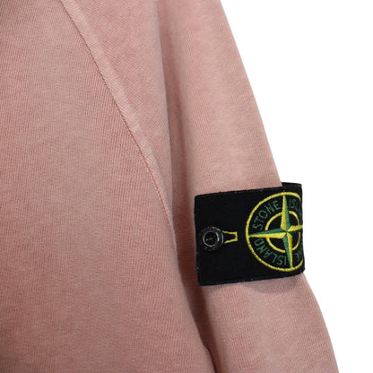 Stone Island SS 2021 Rose Pink Cotton Sweatshirt Jumper