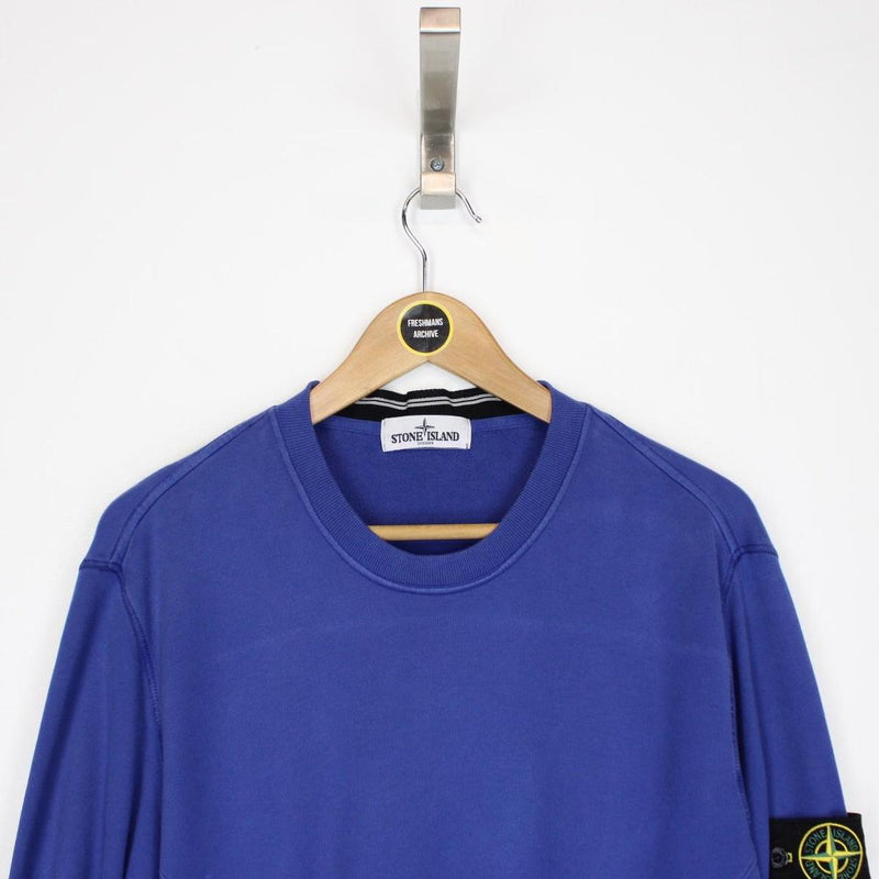 Stone Island SS 2012 Blue Cotton Sweatshirt Jumper