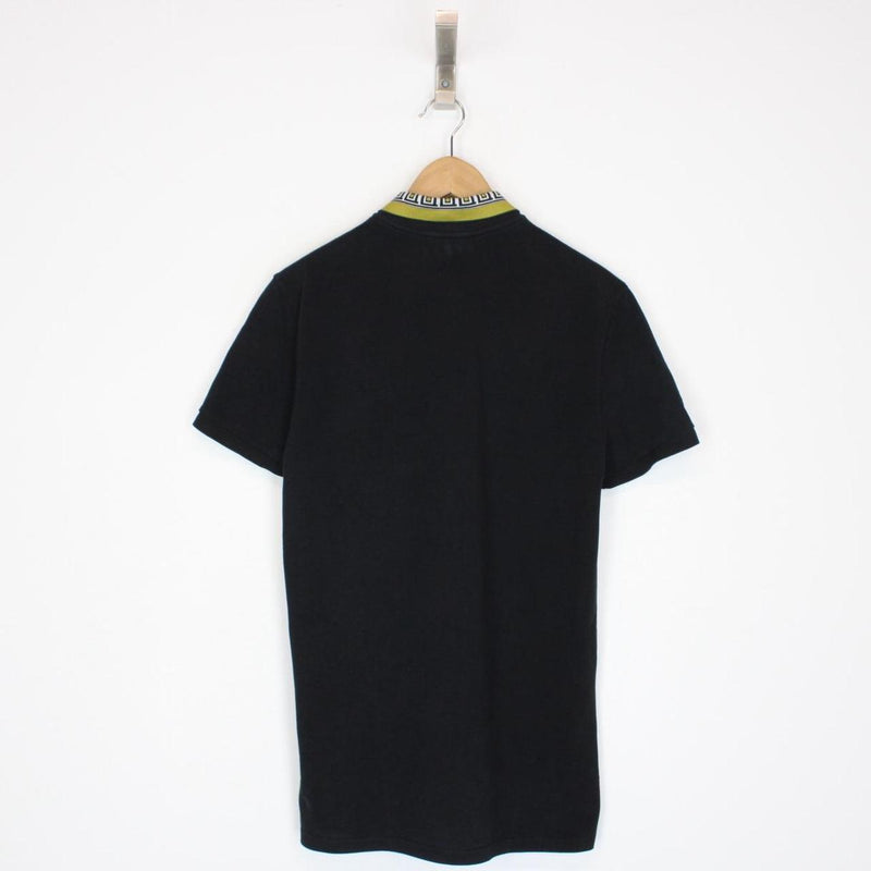 Versace Collection Black Short Sleeve Polo Shirt