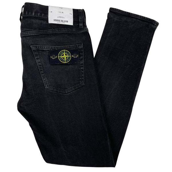 Stone Island AW 2017 Black Slim Fit Denim Jeans