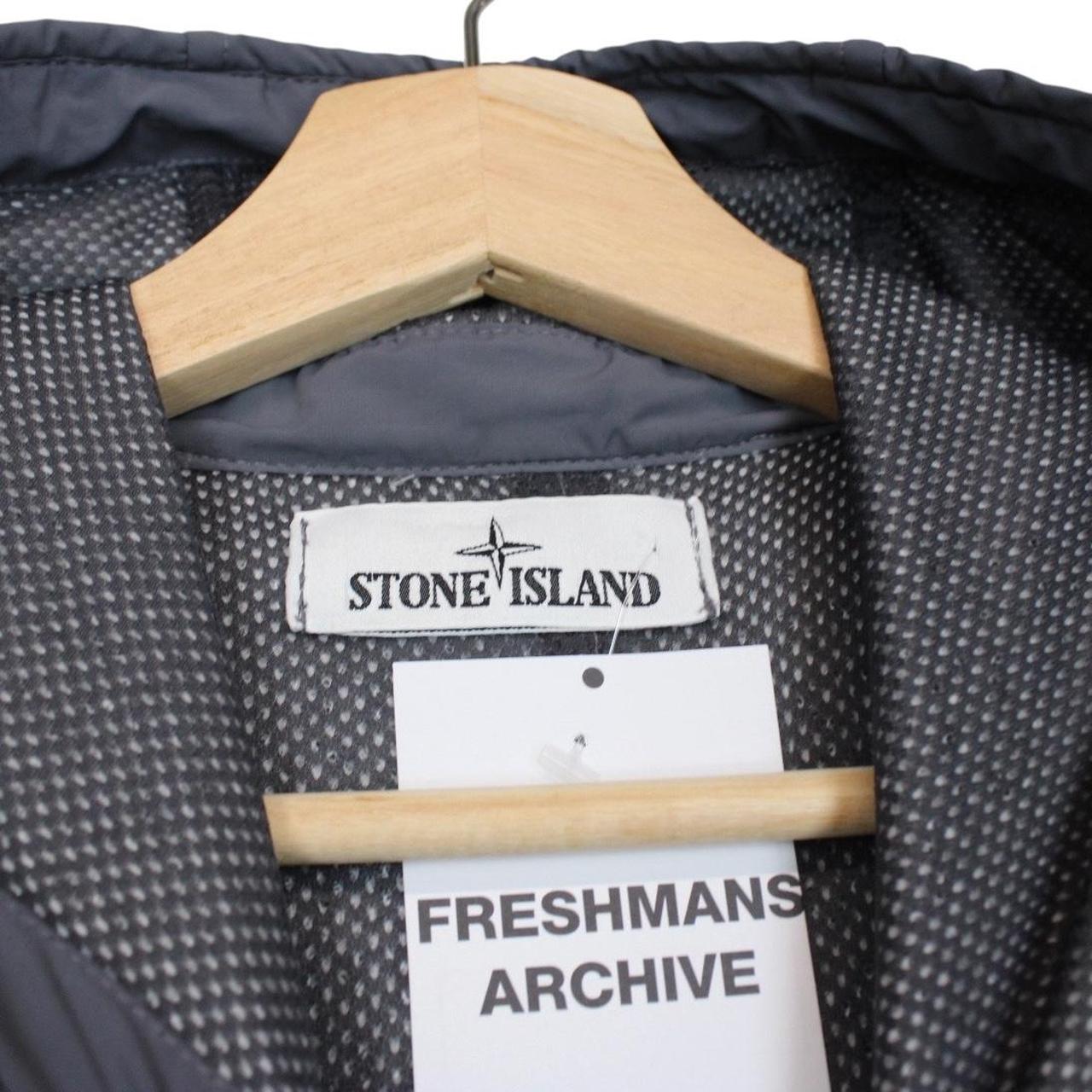 Stone Island SS 2021 Blue Skin Touch Nylon-TC Polartec Full Zip Jacket