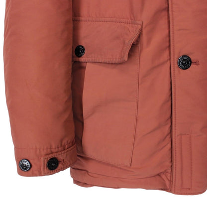 Stone Island AW 2019 Orange Micro Reps Primaloft Hooded Jacket