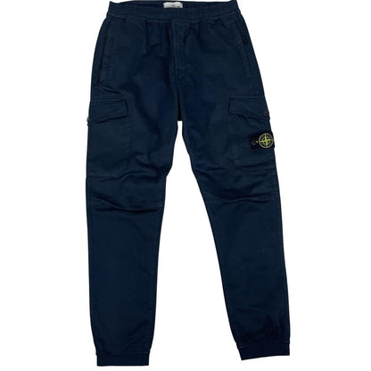 Stone Island AW 2020 Navy Blue RE-T Fit Cargo Trousers