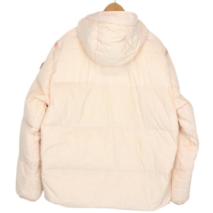 Stone Island AW 2022 Peach Orange Garment Dyed Crinkle Reps R-NY Down Puffer