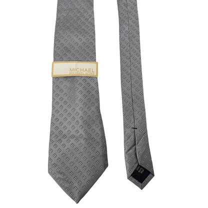 Michael Kors Silver Silk Tie