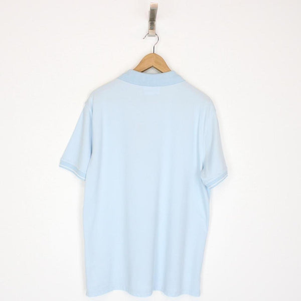 CP Company Light Blue Short Sleeve Tacting Piquet Polo Shirt