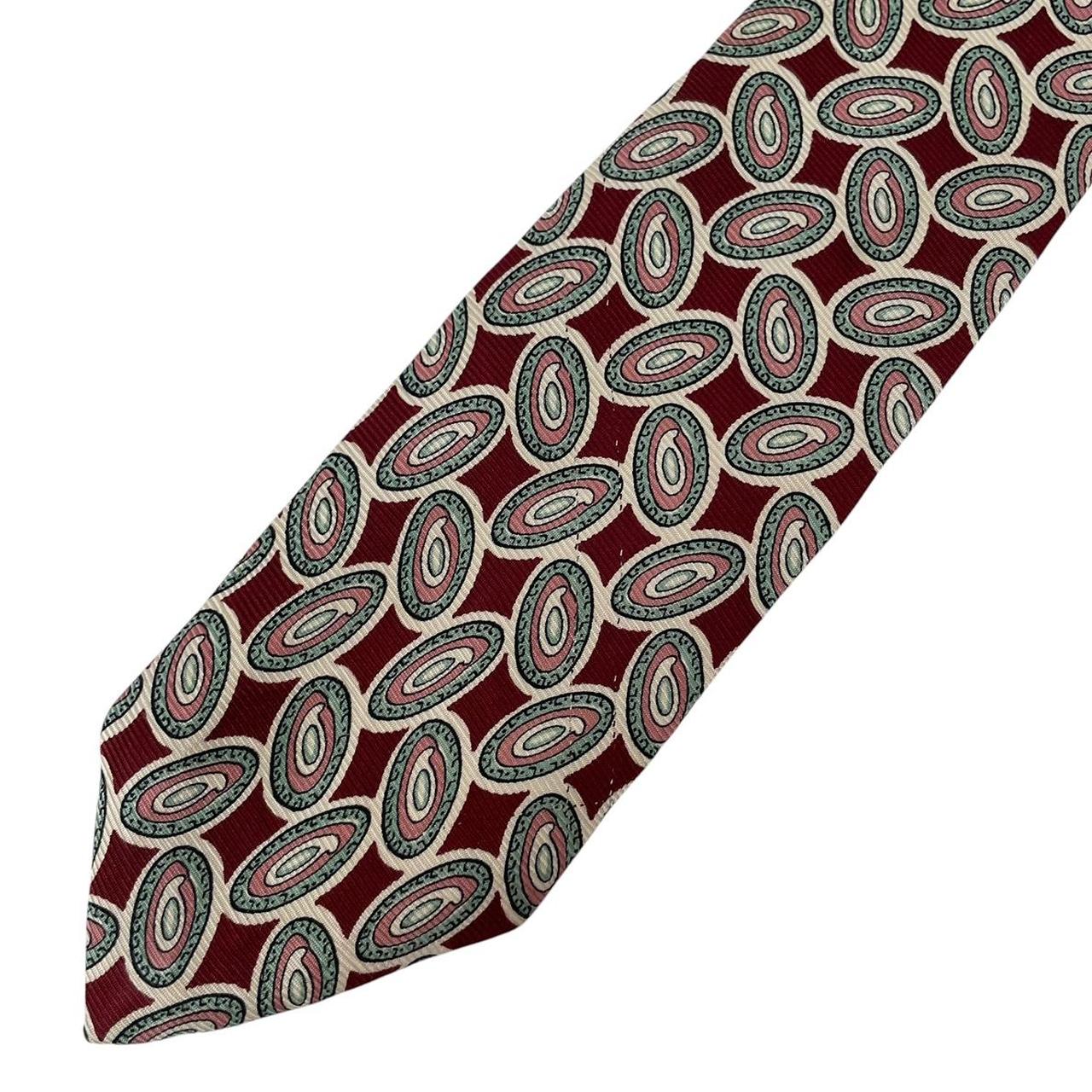 Vintage Polo Ralph Lauren Multicoloured Abstract Silk Tie