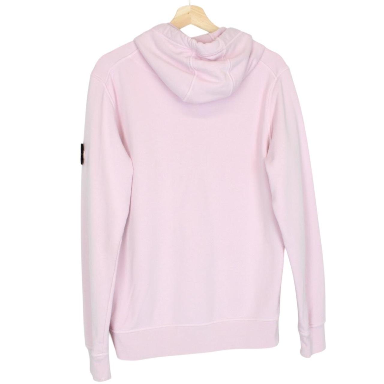 Stone Island SS 2024 Pink Cotton Hoodie Jumper