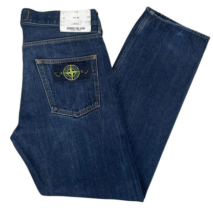 Stone Island SS 2013 Navy Blue RE-T Fit Denim Jeans