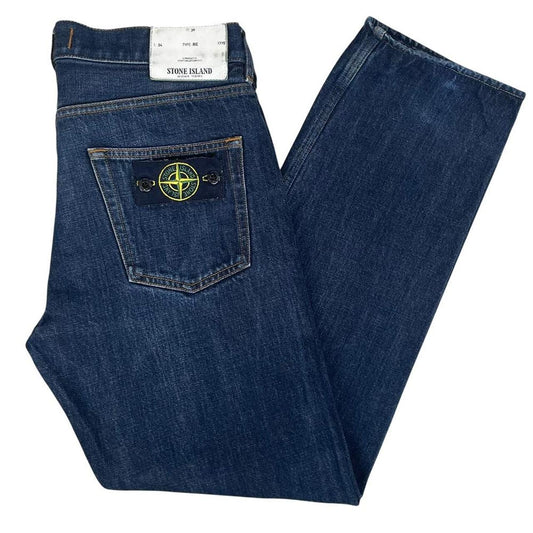 Stone Island SS 2013 Navy Blue RE-T Fit Denim Jeans