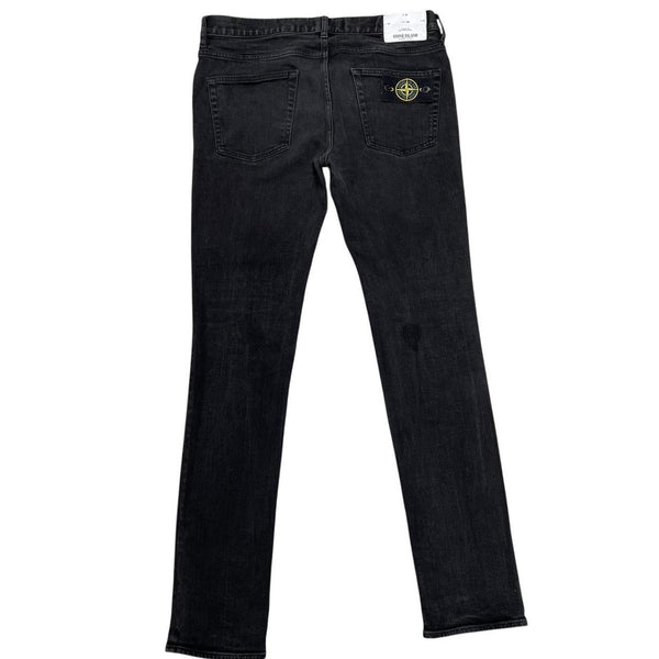Stone Island SS 2017 Black Skinny Fit Denim Jeans
