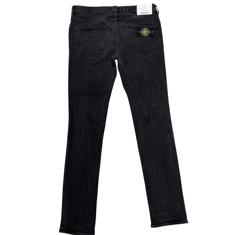 Stone Island SS 2017 Black Skinny Fit Denim Jeans