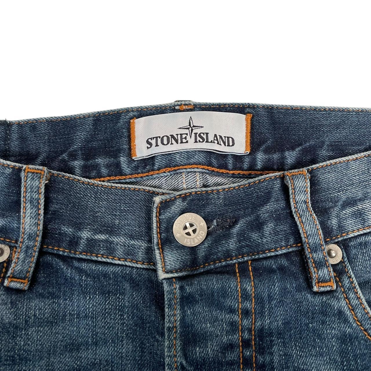 Stone Island AW 2014 Navy Blue Slim Fit Denim Jeans