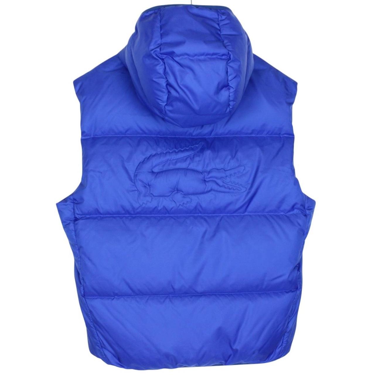 Lacoste Blue Full Zip Down Water Repellent Gilet / Bodywarmer