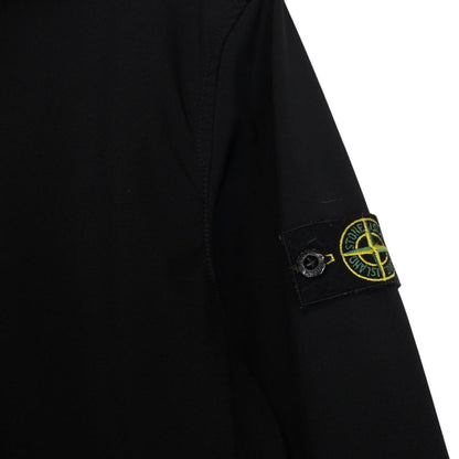 Stone Island Junior SS 2020 Black Full Zip Soft Shell Jacket
