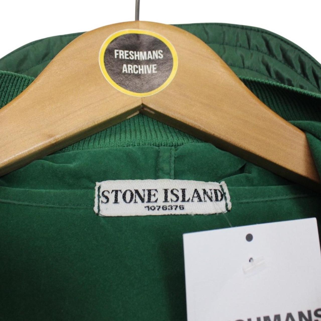 Vintage Stone Island SS 2008 Green Nylon Metal Hooded Jacket