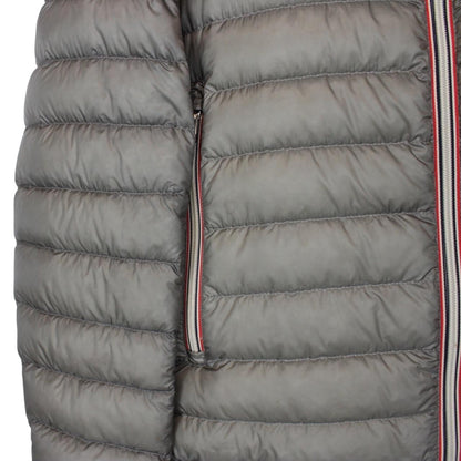 Moncler Athenes Grey Longue Saison Hooded Down Jacket