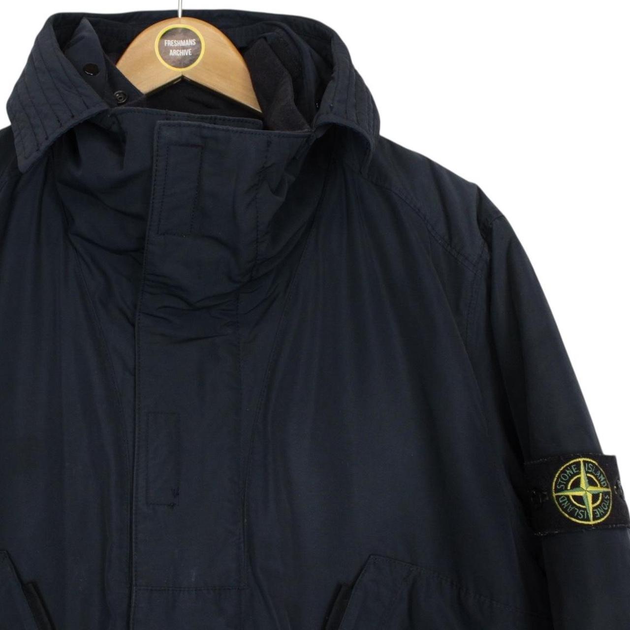 Stone Island AW 2018 Navy Blue Micro Reps Primaloft Hooded Jacket