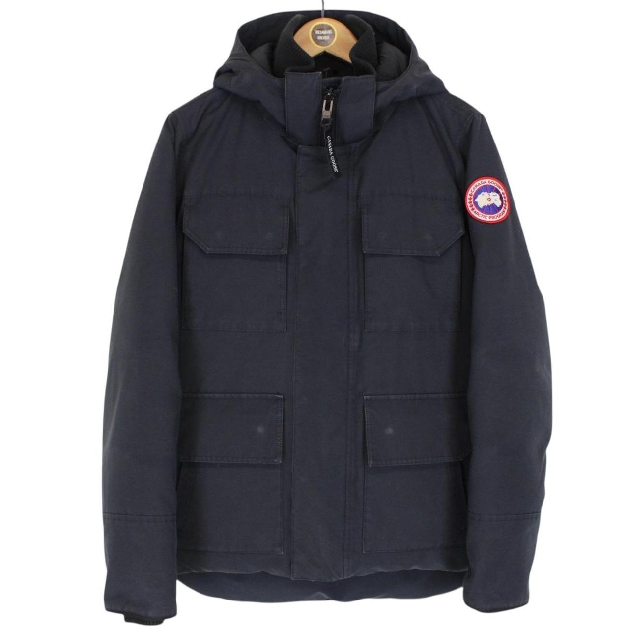 Canada Goose Navy Blue Full Zip Maitland Down Jacket