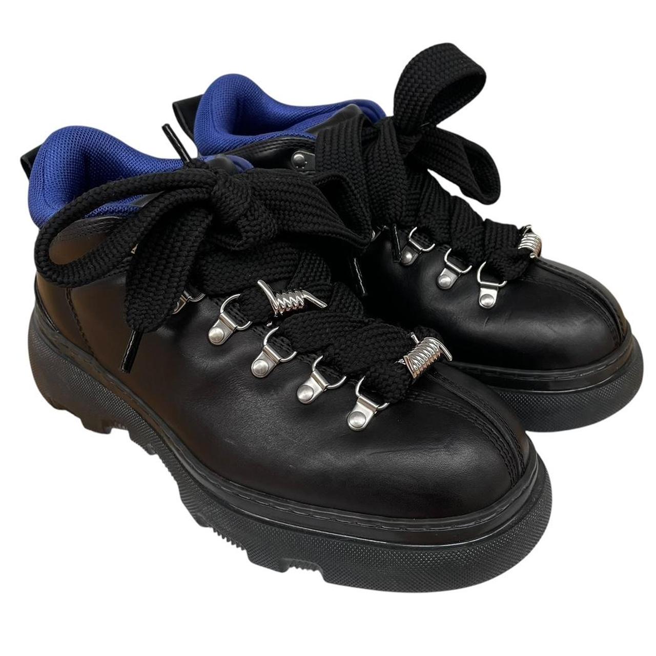 Burberry Black Trek Ankle Leather Boots