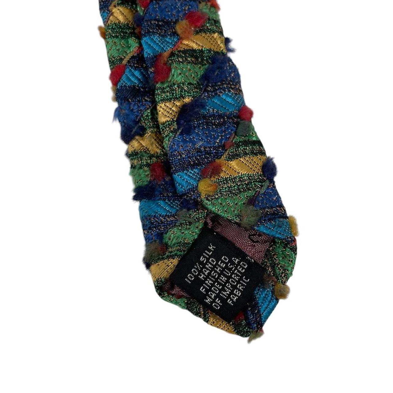 Vintage Coogi Multicoloured Silk Tie