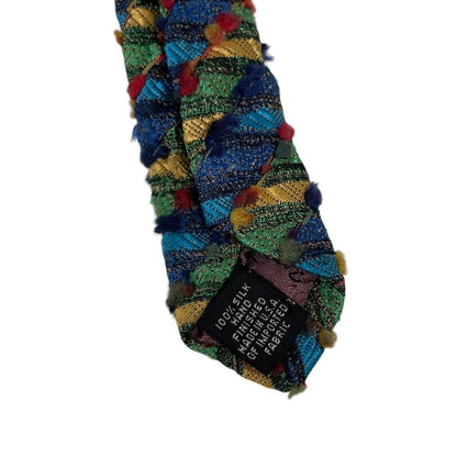 Vintage Coogi Multicoloured Silk Tie