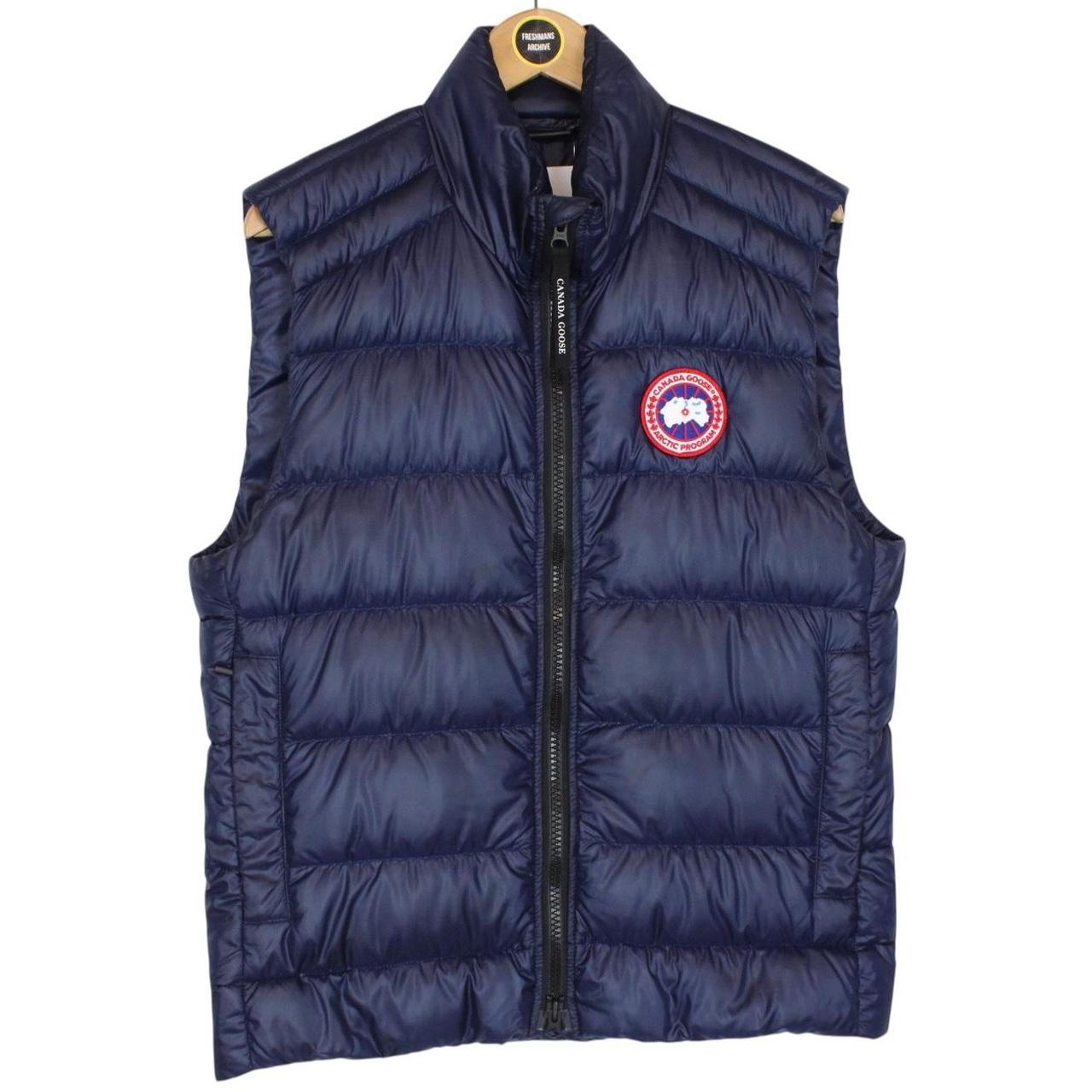 Canada Goose Crofton Navy Blue Nylon Down Gilet / Bodywarmer
