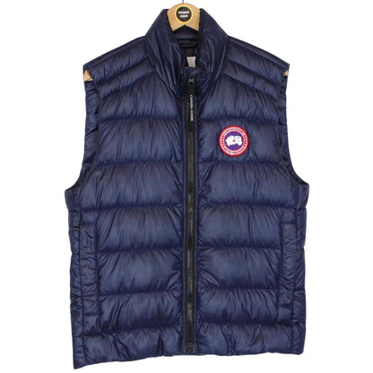 Canada Goose Crofton Navy Blue Nylon Down Gilet / Bodywarmer