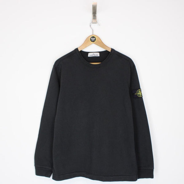 Stone Island AW 2021 Black Cotton Sweatshirt Jumper