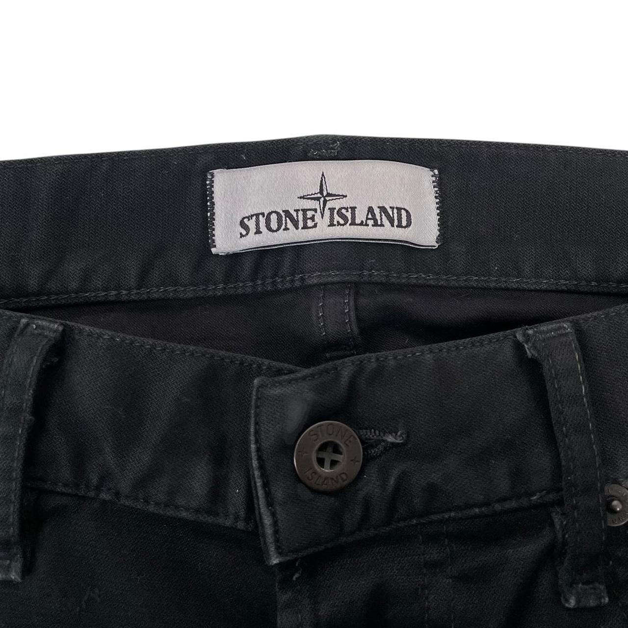 Stone Island AW 2014 Black Slim Fit Cotton Trousers