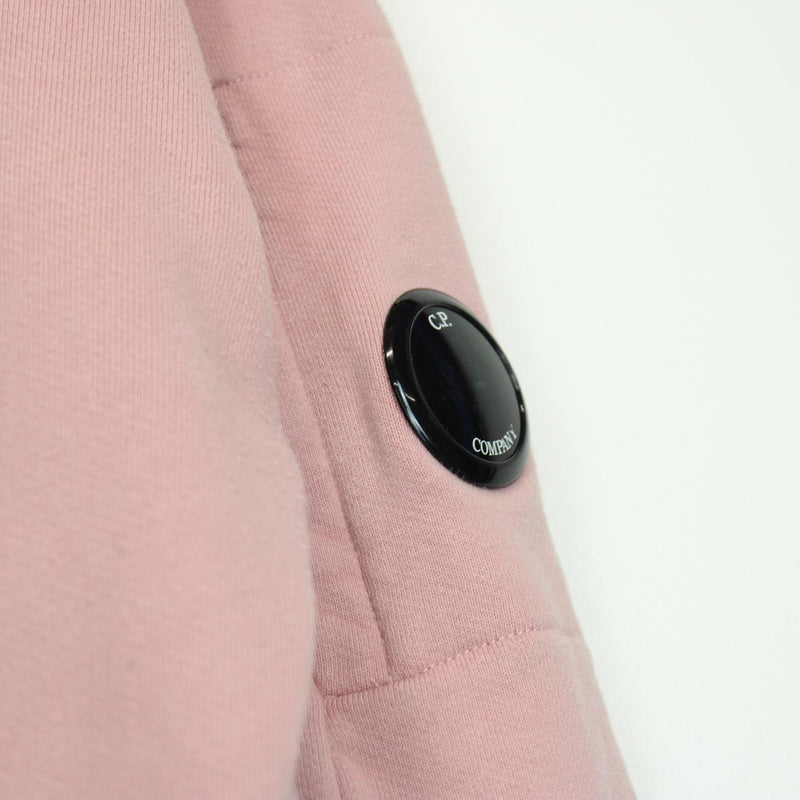 CP Company Pink 1/4 Zip Lens Sweatshirt Jumper