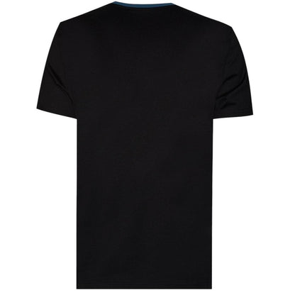 Givenchy Paris Black and Blue Text Spellout Short Sleeve T-Shirt