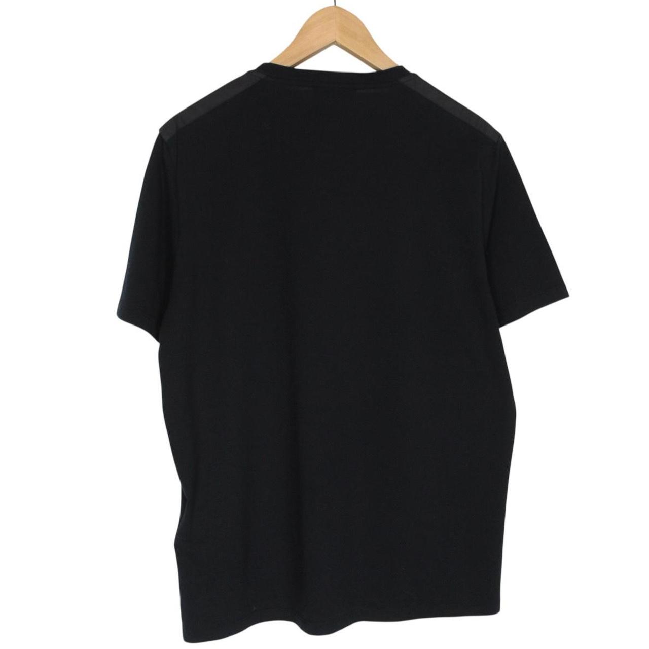 Prada Sport Black Short Sleeve Cotton Nylon Pocket T-Shirt