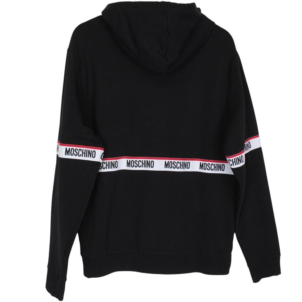Moschino Underwear Black Tape OTH Logo Arm Hoodie Jumper