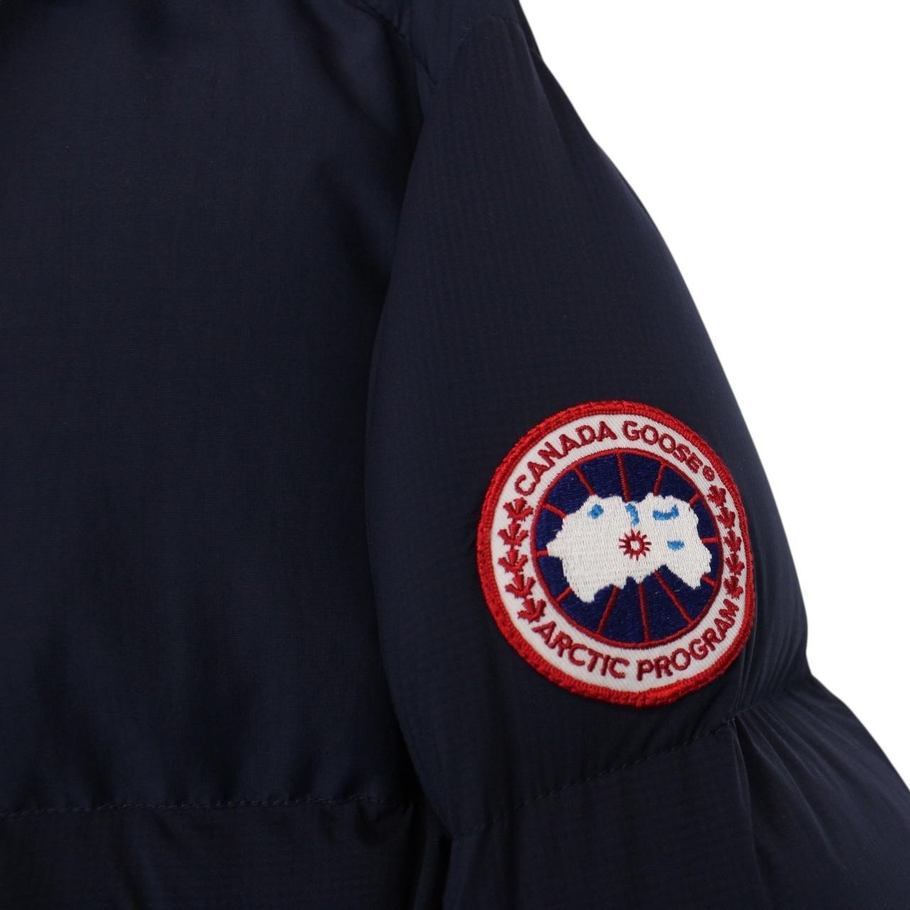 Canada Goose Navy Blue Full Zip Armstrong Parka Down Coat