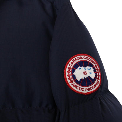 Canada Goose Navy Blue Full Zip Armstrong Parka Down Coat