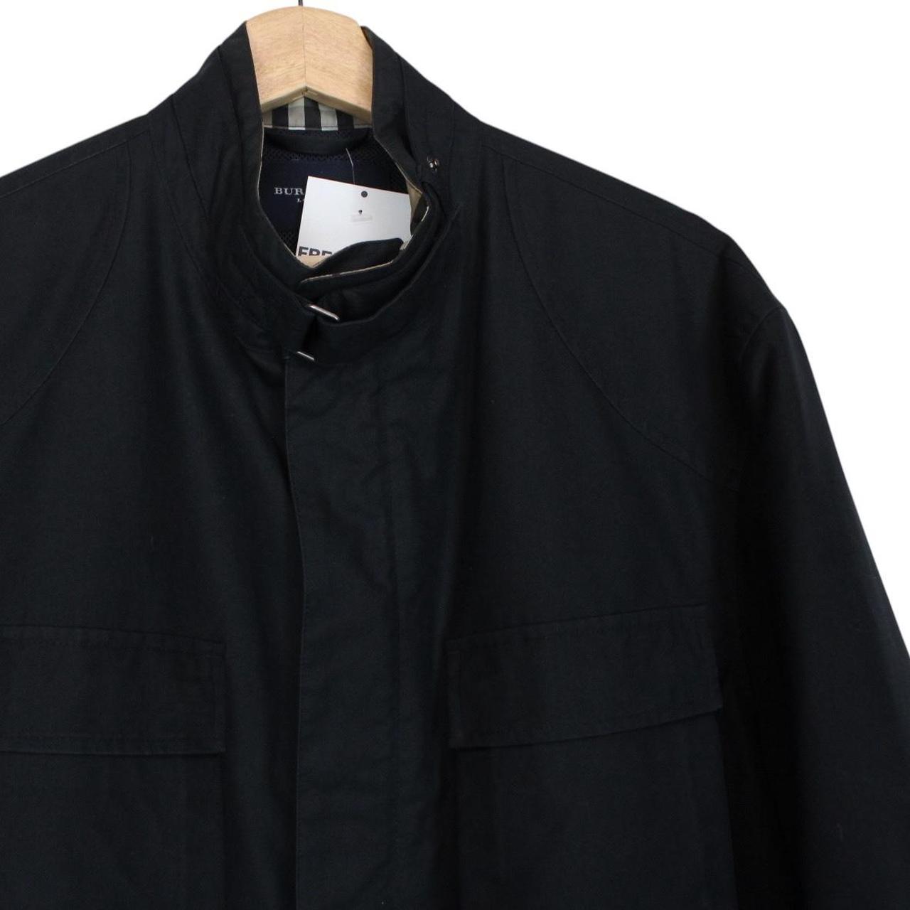 Vintage Burberry London Navy Blue Lambswool Blend Jacket