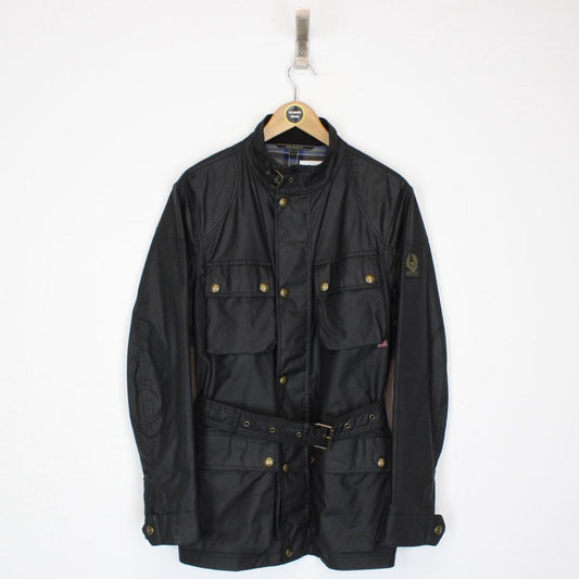 Belstaff Trialmaster Brown Belted Waxed Cotton Jacket
