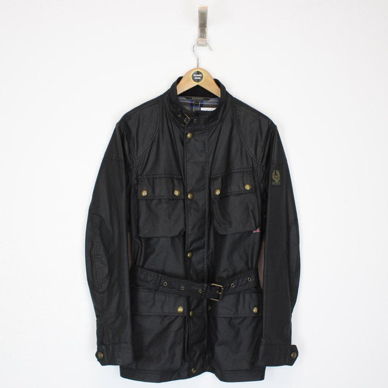 Belstaff Trialmaster Brown Belted Waxed Cotton Jacket