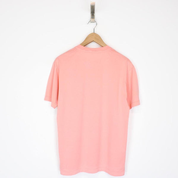 Stone Island AW 2022 Pink Short Sleeve Compass Logo T-Shirt