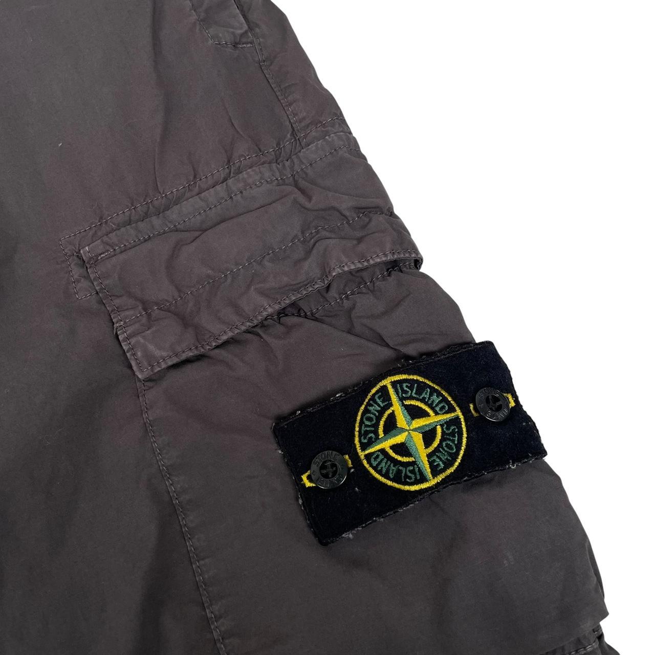 Stone Island SS 2022 Grey RE-T Fit Cargo Trousers